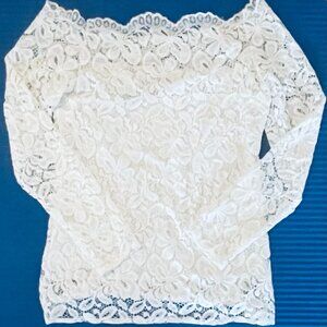 Wucaiyi White Blouse - Size L